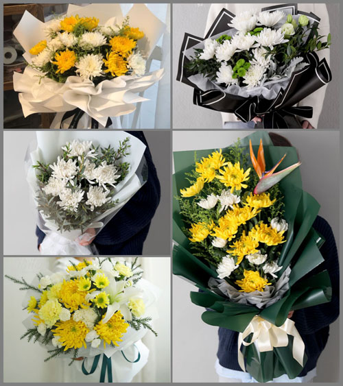 湖北黄冈市黄梅县停前镇长冲村白事花束代送
